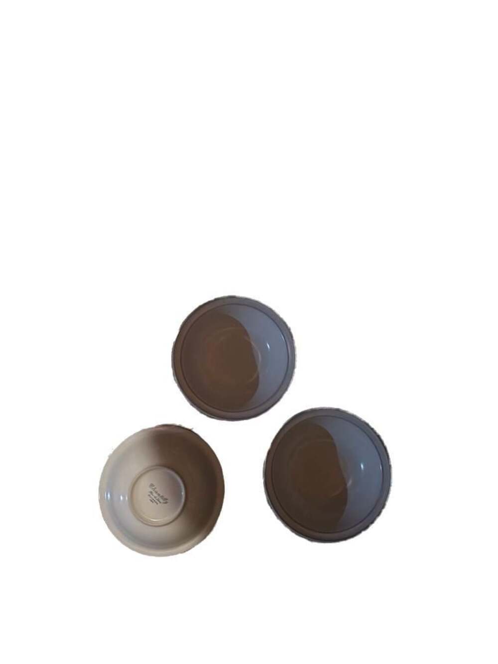 Chantilly Fleur de Lune Stoneware Cereal/Soup Bowls Set of 3